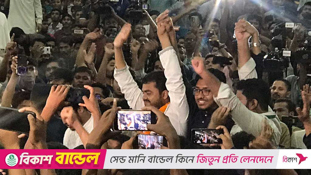 Shibir sweeps 24 posts in CUCSU polls, Chhatra Dal wins one