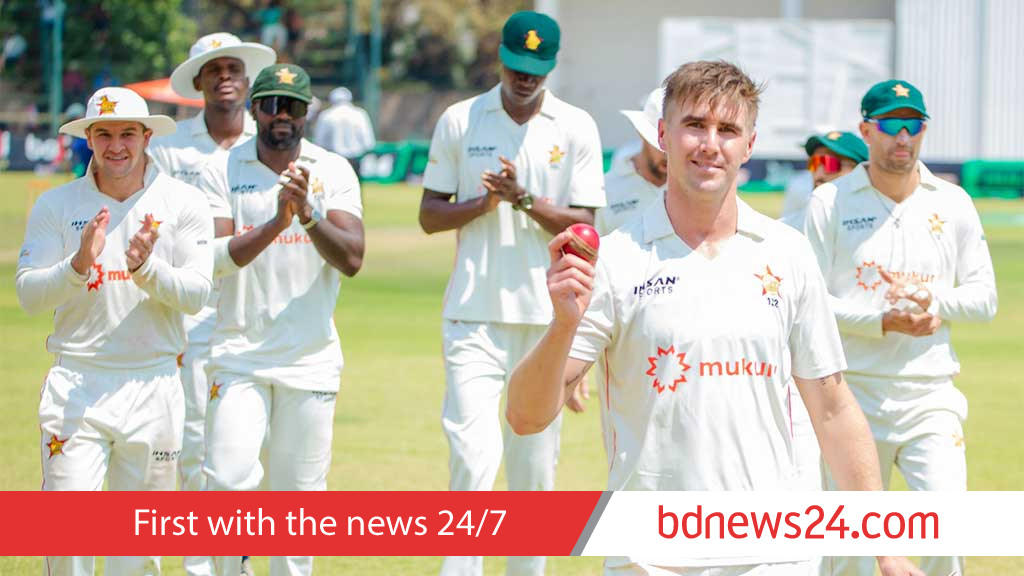 Evans takes five wickets as Zimbabwe lead Afghanistan