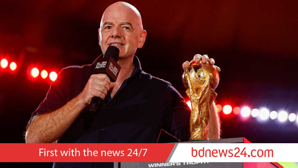 Football cannot solve conflict but carries message of peace, says FIFA's Infantino