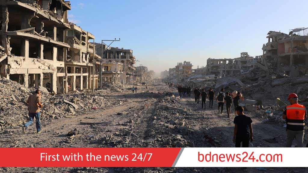 Israeli forces start pulling back from parts of Gaza under ceasefire deal
