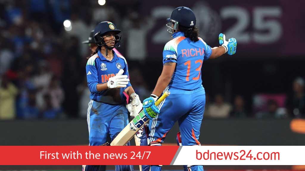 Rodrigues-powered India women stun Australia to reach World Cup final