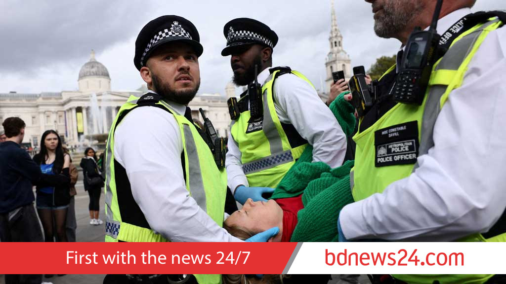 London police arrest hundreds at protest against ban on Palestine Action