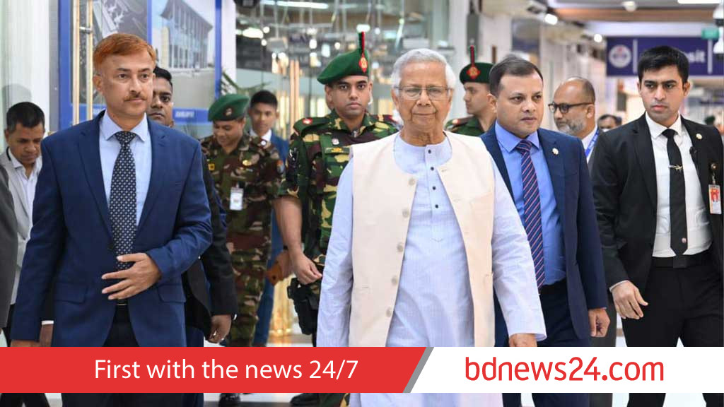 Chief Advisor Yunus flies to Rome