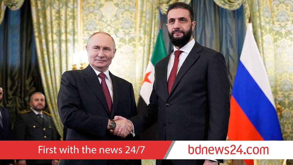 Sharaa tells Putin he will respect past deals