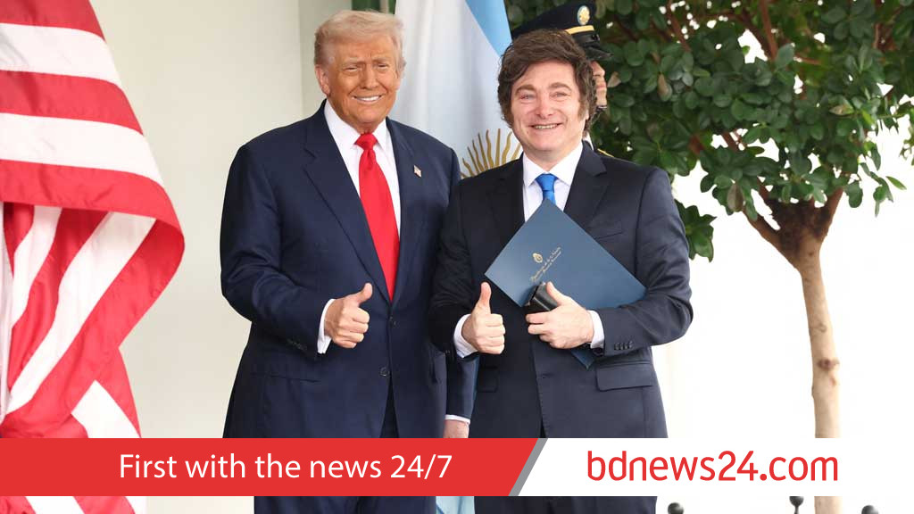Trump meets Argentina's Milei as US advances $20 billion bailout