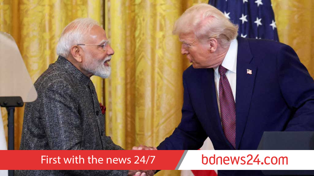 Modi says he and Trump, in call, reviewed "good progress" in trade negotiations