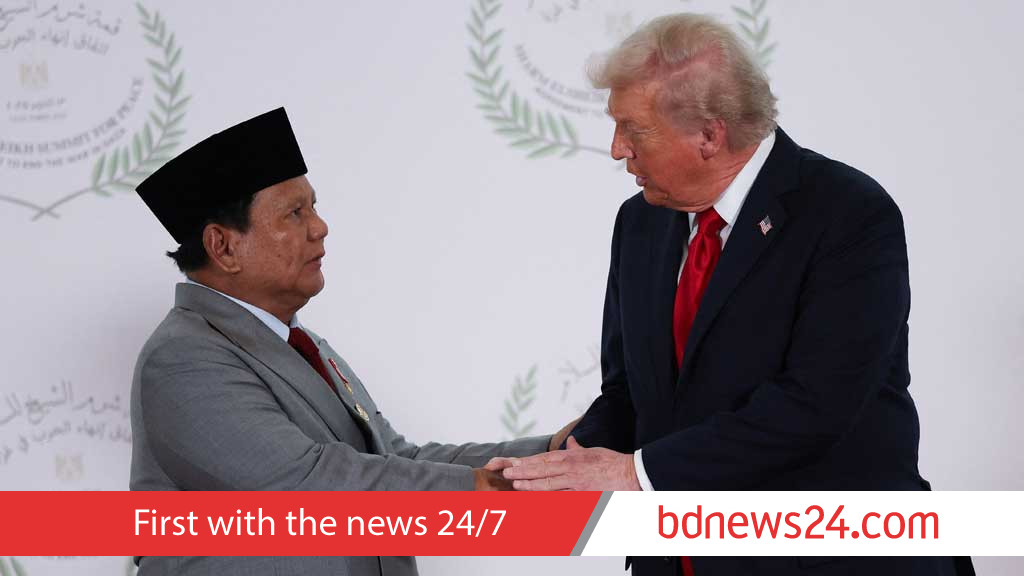 Indonesian president asks Trump for meeting with son Eric in 'hot mic' moment
