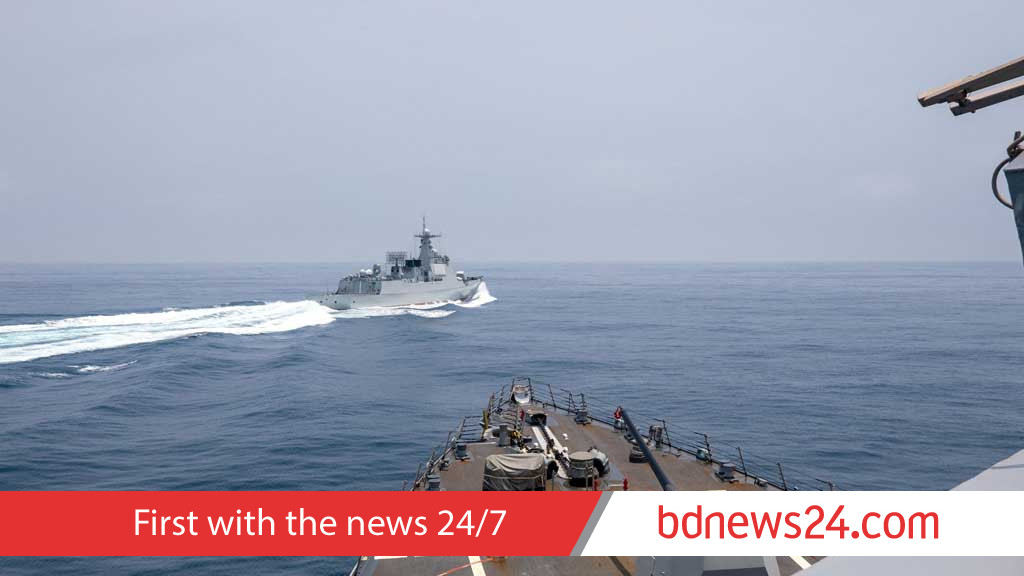 China condemns sailing of US, British warships through Taiwan Strait