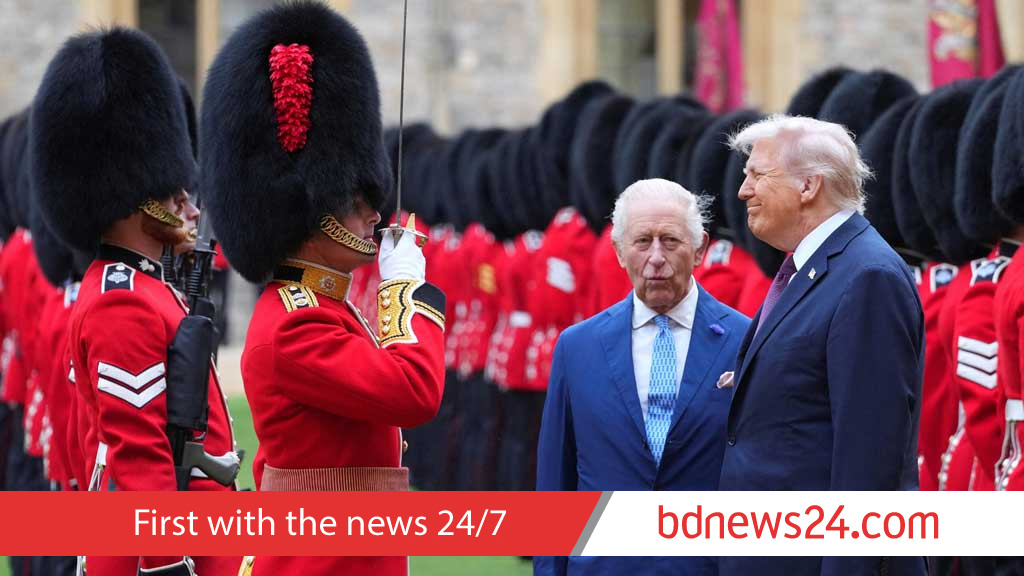 Trump begins historic state visit to UK amid pomp and protests