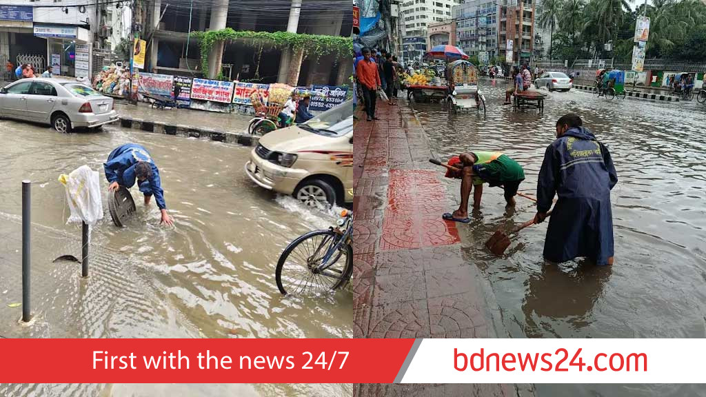 Relentless rain drenches Dhaka, low forms over Bay of Bengal