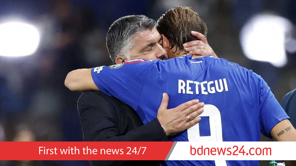 Italy blow past Estonia 5-0 with late surge in Gattuso debut
