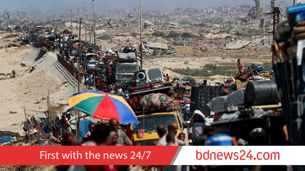 Israel opens new route out of Gaza City, death toll passes 65,000