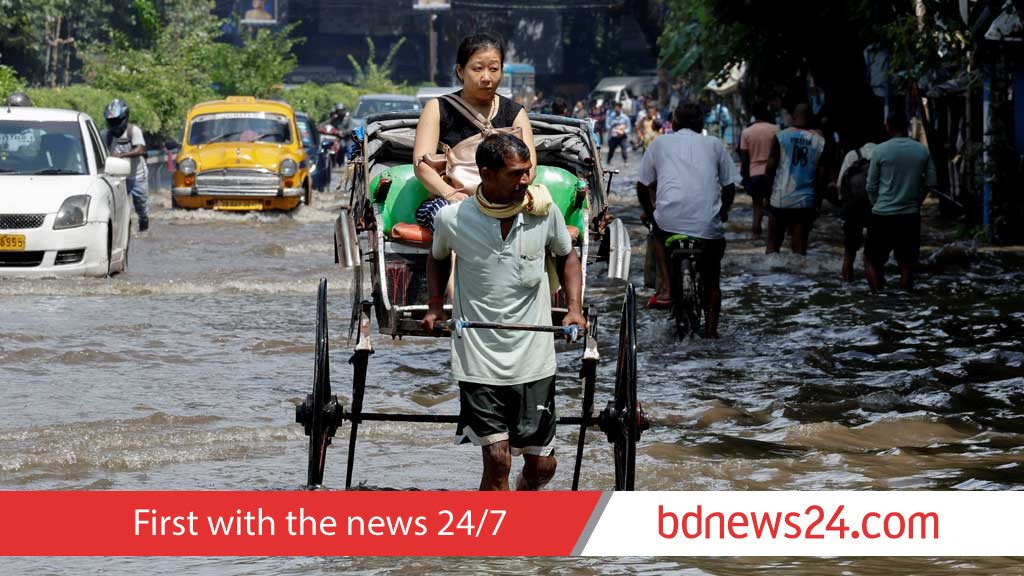 At least 12 dead as record rain floods India's Kolkata