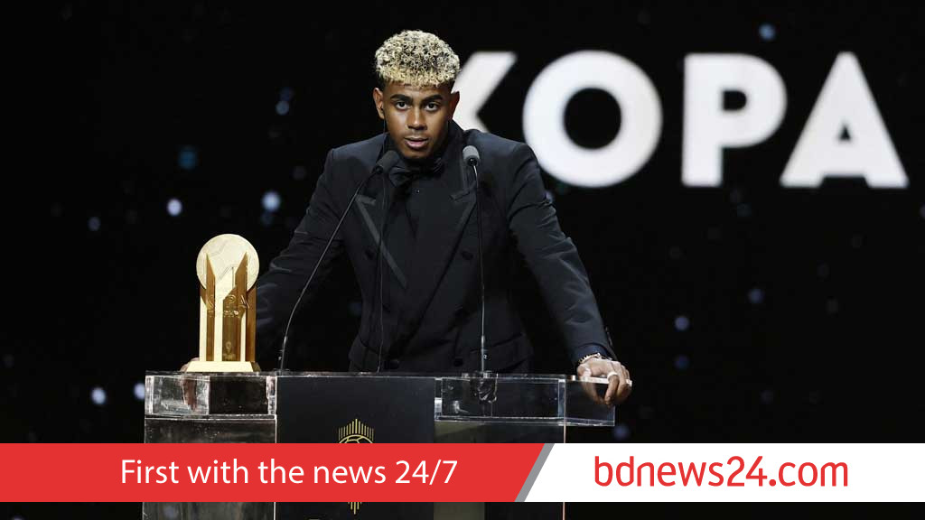 Yamal wins second Kopa trophy for best U21 player of the year