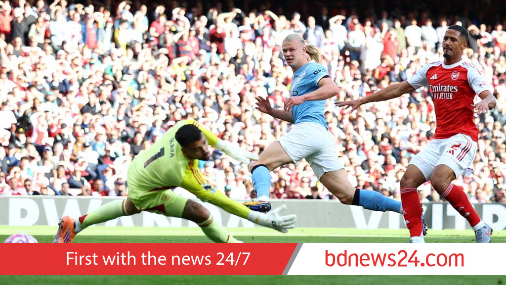 Martinelli snatches late point for Arsenal in 1-1 draw with Man City