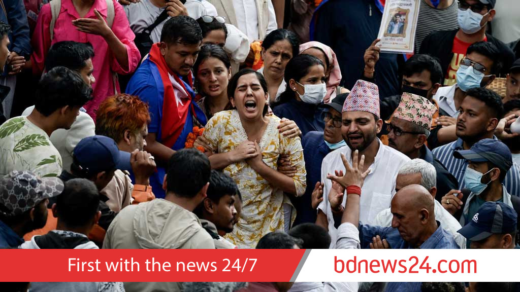 Weeping Nepalis hold funerals for those killed in deadly anti-graft protests