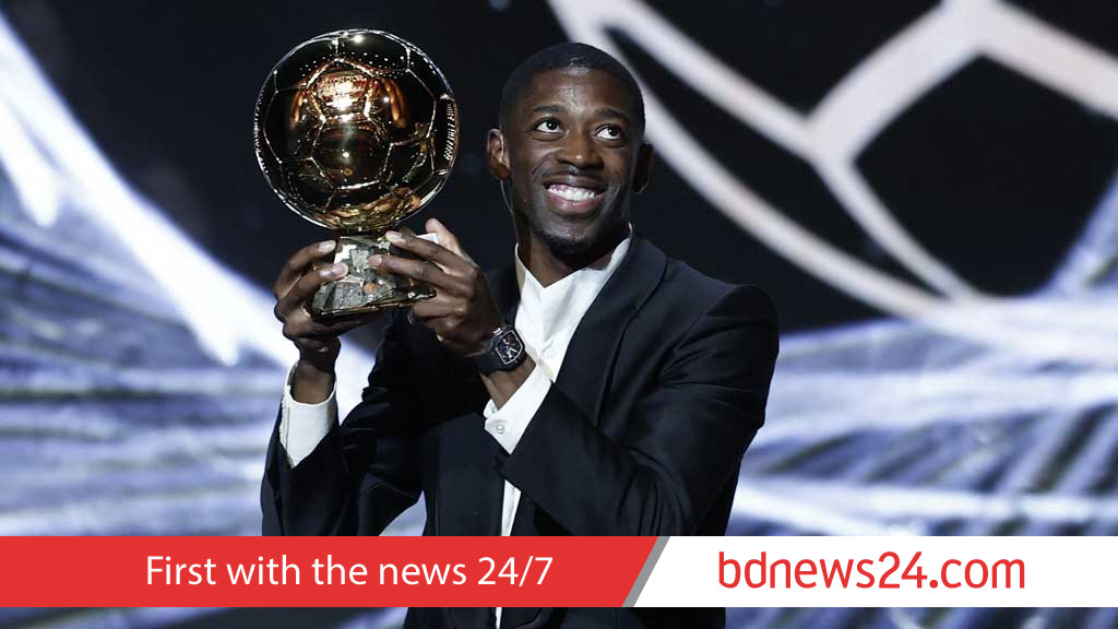 Dembele, Bonmati win Ballon d'Or awards in Paris