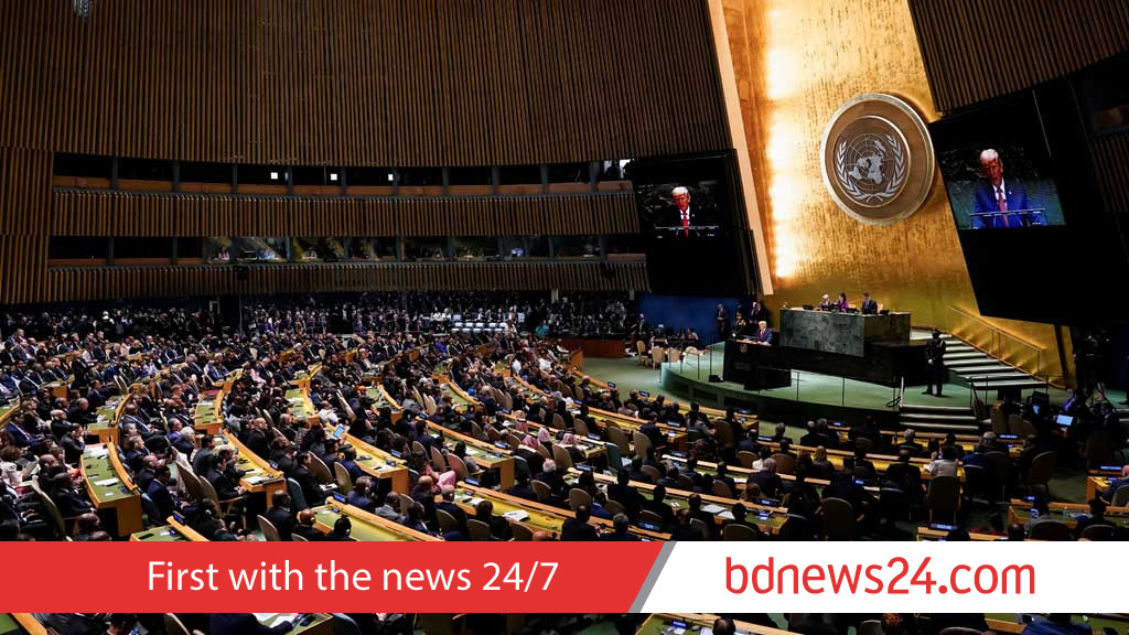 Trump tells world leaders their countries are 'going to hell' in combative UN speech