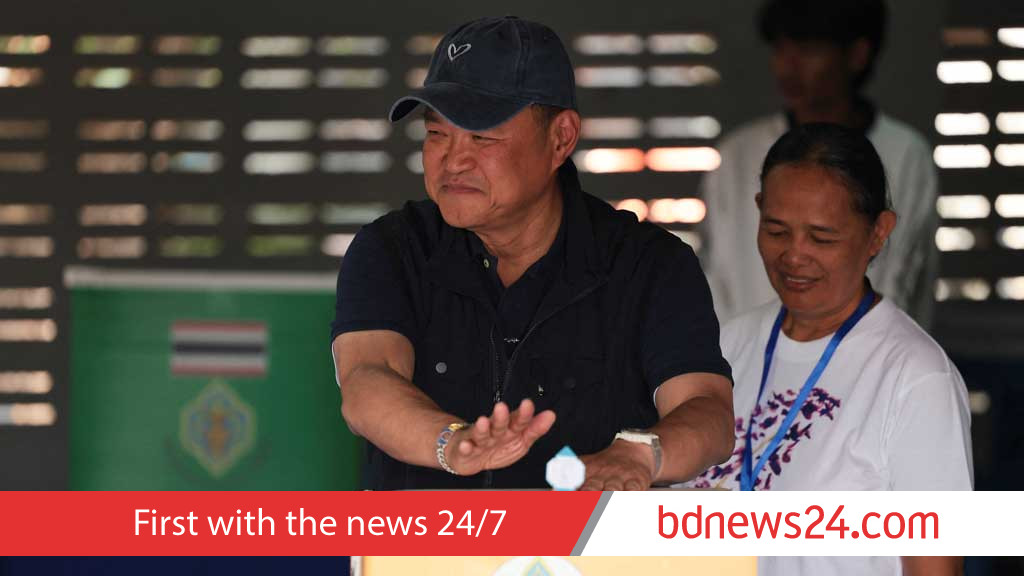 Thai PM’s party takes wide lead in three-way election race