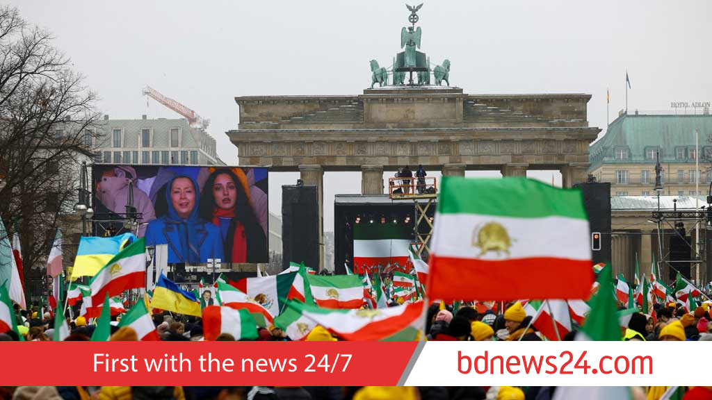 Thousands protest in Berlin in support of Iranian uprisings