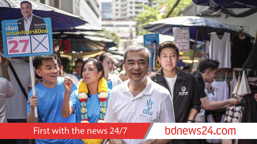 Thailand's ex-PM Abhisit back in political fray