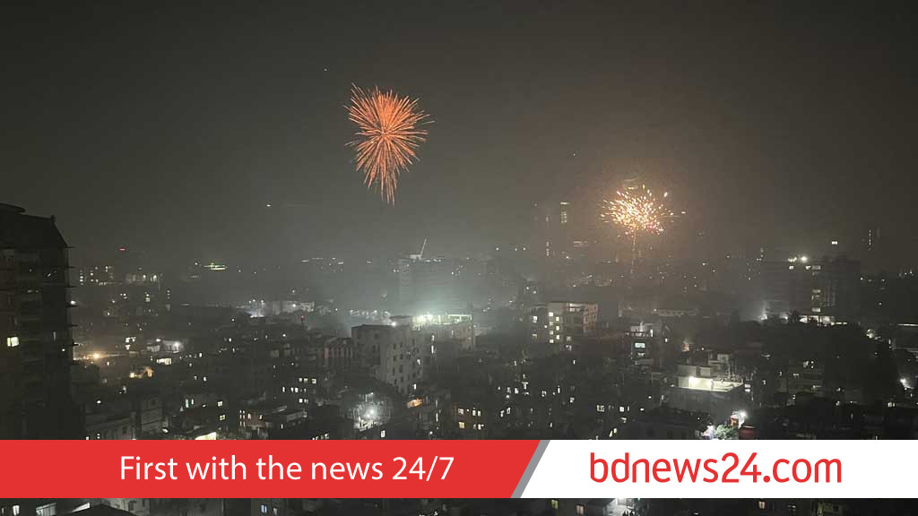 Dhaka fireworks usher in 2026 amid curbs