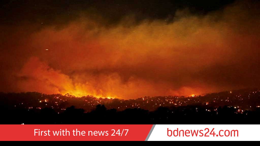 Australian bushfires destroy homes, trigger blackout