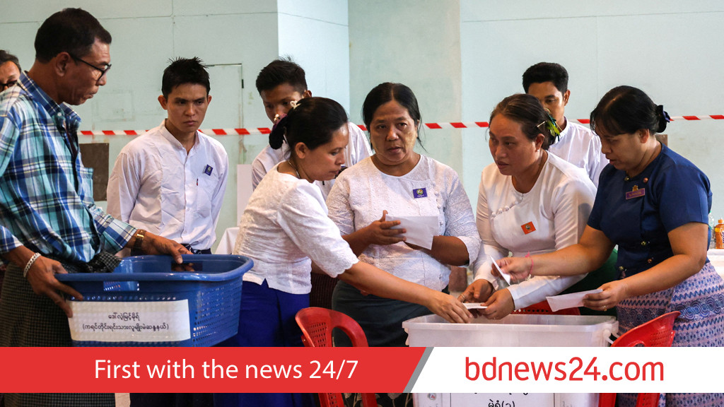 Myanmar junta dismisses critics as allies eye landslide election win