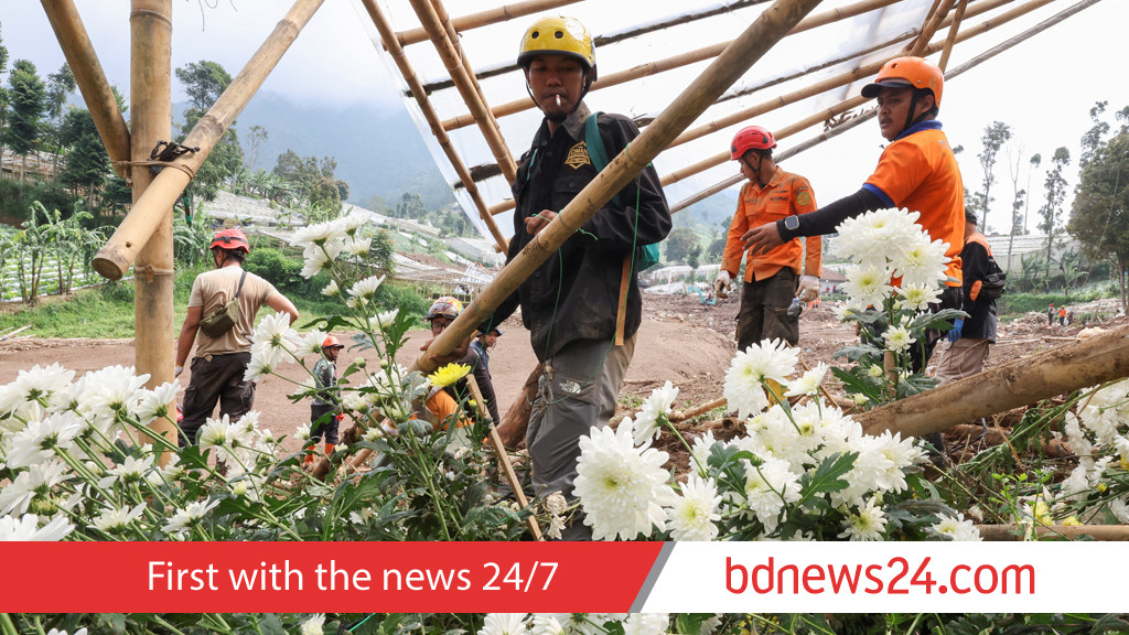 Indonesia landslide death toll hits 34, 32 still missing