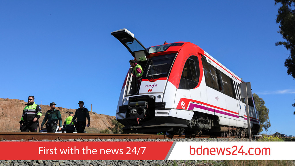 Train collides with crane arm in Spain's fourth rail accident