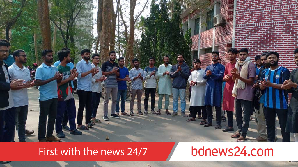 Students protest for SUST polls, issue warning