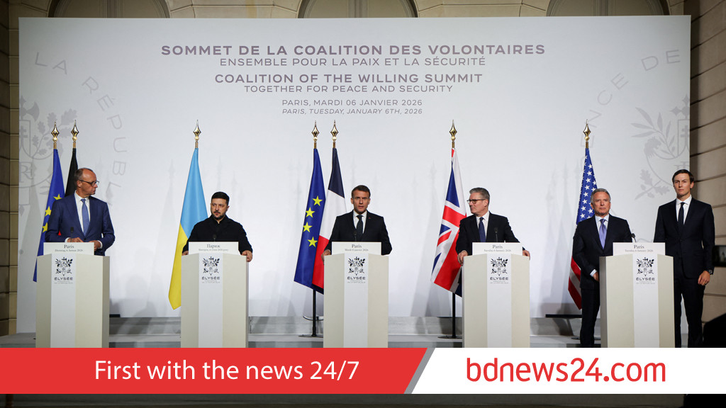 US backs security guarantees for Ukraine at Paris summit