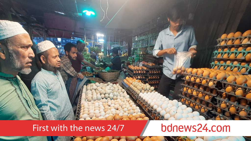 Egg prices crack Dhaka markets